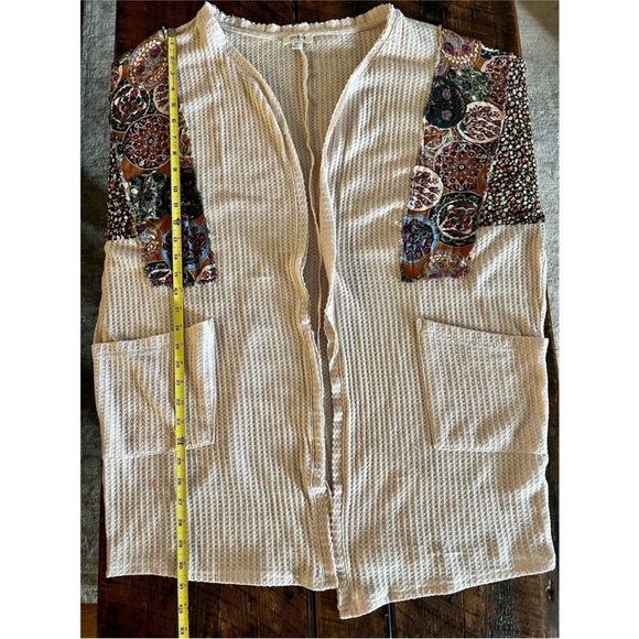 UMGEE waffle knit long cardigan size medium - Picture 9 of 13